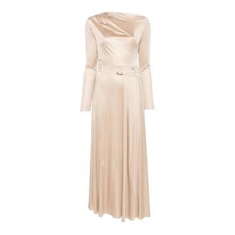 Fabiana Filippi Midi Dresses, female, Pink, Size: M Viscose Dress