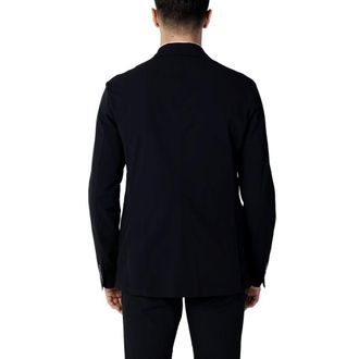 A|X Armani Exchange Pure Cotton Blazer - Blue