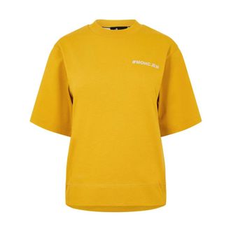 Moncler Dames, Tops, Geel, Maat: XS Katoen