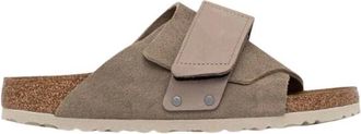 Birkenstock Kyoto Narrow Fit - Dames - Schoenen - Grijs - Maat: 38 EU Leer