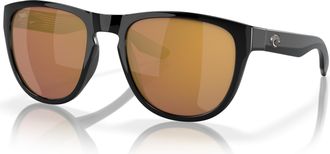 Costa IRIE Gold Mirror Polarized Glass Square Unisex Sunglasses 6S9082 908210 55