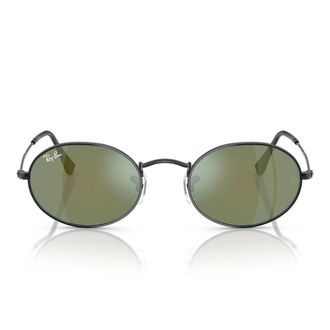 Ray-Ban Sunglasses Rb3547 N 002/68 Oval Black/Mirrored Blue Unisex