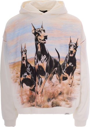 Represent Western Dobermans Flat White Sweatshirt