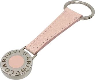 Bulgari Pre-owned Accessories, female, Pink, Size: ONE SIZE Pre-owned Vintage Keyring