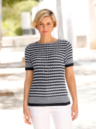 Casual Looks Kurzarmpullover