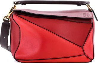 Loewe Borsa a tracolla Puzzle piccola in pelle - Multicolore