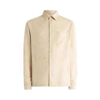 Etro Etro, Casual Shirts, male, Beige, Size: M Casual Shirt