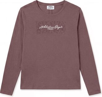 Freddy T-shirt Donna Manica Lunga Dettaglio Posteriore con Spacco