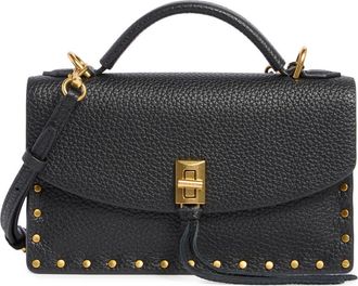 Rebecca Minkoff Darren Leather Crossbody Bag in Black at Nordstrom