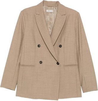 Antonelli Hime Blazer - Dames - Blazers - Beige - M - Jassen