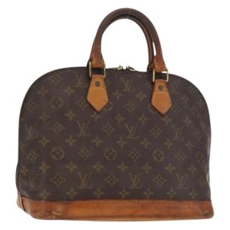 Louis Vuitton Pre-owned Handbags, female, Brown, Size: ONE SIZE Pre-owned Canvas Handbag