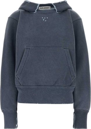 Our Legacy Air Force Blue Cotton Sweatshirt