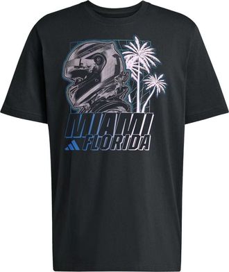 adidas Miami Race T-Shirt Black LG4657