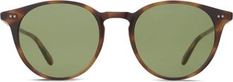 Garrett Leight Occhiali da sole California Clune tondi - Marrone