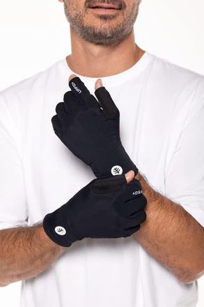 Coolibar Multi-Sport Gloves - UPF 50+ Sun Protection - MaxShield in Black at Nordstrom, Size X-Large