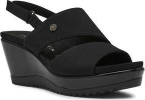 Anne Klein Razzy Slingback Sandal in Black Stretch at Nordstrom Rack, Size 7.5