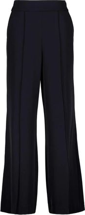 Comma Broeken, Dames, Blauw, XS, Wijdvallende Marlene Broek