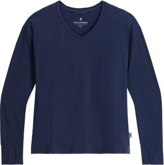 Royal Robbins Madera V Neck Longsleeve für Damen | blau
