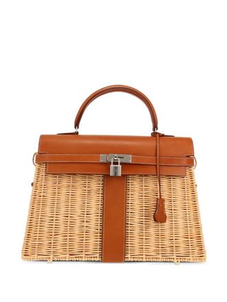 Hermès 2018 Kelly Picnic 35 tote bag - Beige