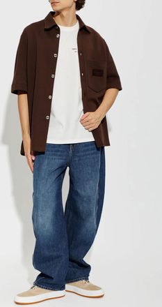 Givenchy Short-sleeve Shirt, Mens, Brown