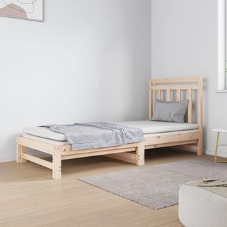 vidaXL Sof&aacute; Cama Extra&iacute;ble Sin Colch&oacute;n 2x(90x190) Cm Vidaxl