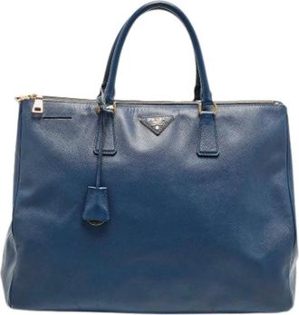 Prada Pre-owned Tote Bags, female, Blue, Size: ONE SIZE Pre-owned Vintage Tote Bag