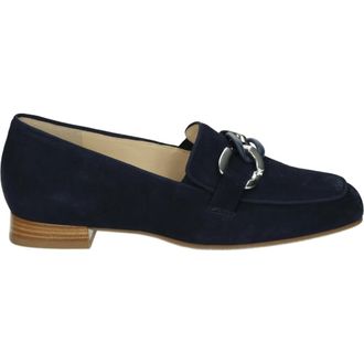 Hassia Schoenen, Dames, Blauw, 38 1/2 EU, Su&egrave;de, 300856 Loafer