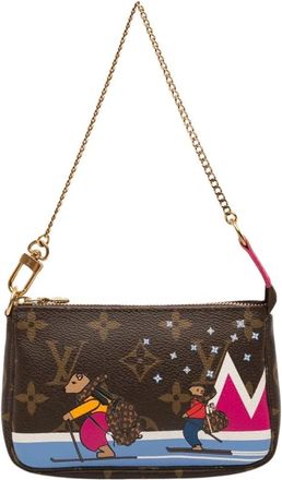 Louis Vuitton Pre-owned Mini Bags, female, Brown, Size: ONE SIZE Pre-owned Chain Mini Bag