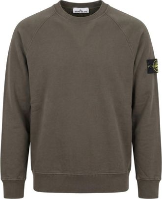 Stone Island Coal Grey Solid Sweatshirt