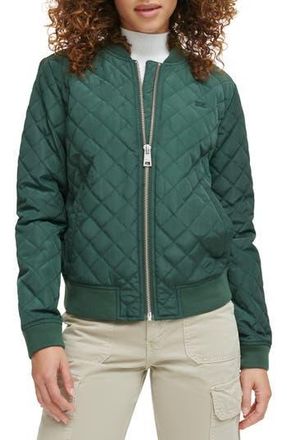 Levi's Quilted Bomber Jacket in Darkest Spruce at Nordstrom Rack, Size X-Small