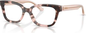 Tory Burch 52mm Square optical glasses in Tortoise at Nordstrom