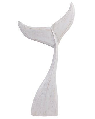 Sagebrook Home 32In Wood Whale Tail Decor
