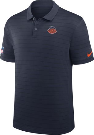 Nike Chicago Bears Rivalries Collection Sideline Victory Striped Nike Mens Dri-FIT NFL Polo in Blue | 03BG0E077Q-5U0