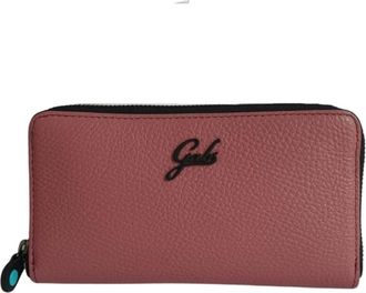 Gabs Rode Leren Ritsportemonnee - Dames - Portefeuilles - Rood - ONE Size - Leer - Accessoires