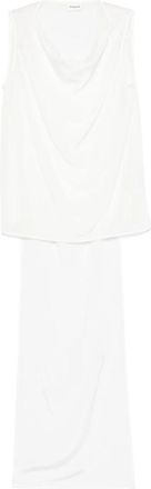 P.A.R.O.S.H. Cream Top - Dames - Maxi kleedjes - Beige - M - Kleedjes