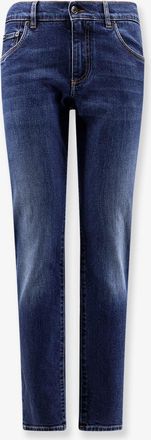Dolce & Gabbana Slim-fit blue denim jeans - DOLCE & GABBANA - gender_Man