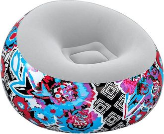 Trade Shop Trade Shop - Poltrona Gonfiabile Puffo Inflate-a-chair 112x112x66cm Floreale Street Art 75111