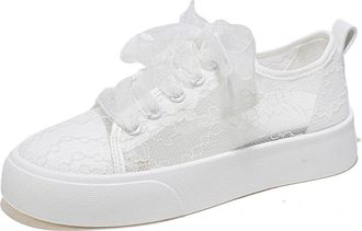 Generic Womens Slip On Trainers Women Chunky Sneakers Lightweight Comfortable Wedge Zero Drop Sole Shoes Walking Sport for Flat Feet Plantar Fasciitis Spring 