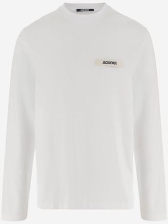 Jacquemus White Logo Full Sleeves T-shirt