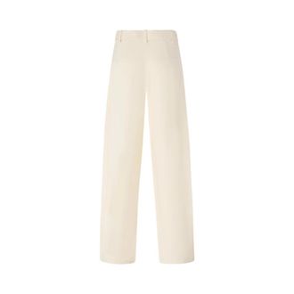 Pinko Wide Trousers, female, White, Size: XS Lexy Trousers