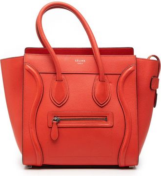 Celine Pre-owned Celine Micro Leather Luggage Tote Ladies MP3MLGHP3NV9ZW7F