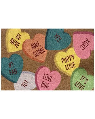 The Rug Market Convo Hearts Toss 30X48in Doormat
