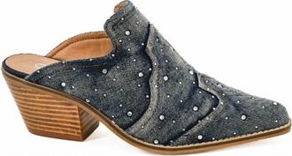 Corkys Footwear Womens Tex Mex Washed Denim Mule In Blue