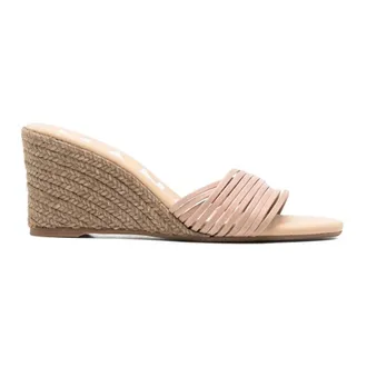 Maneb&igrave; X 0.7 Multi Bands Mule Wedge Espadrilles - - Shoes - Donna - Rosa - 40 EU