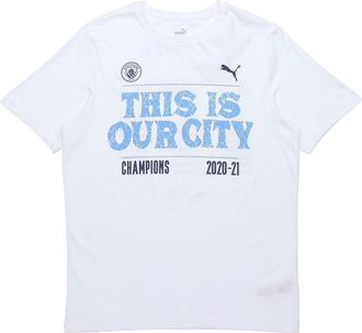 Puma Manchester City 20/21 Winner T-Shirt White 768843-01