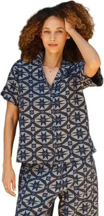 Ace & Jig Holden Button-up Patch Pocket Shirt in Compass at Nordstrom, Size Xx-Small