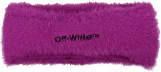 Off-white Paarse Stoffen Hoofdband