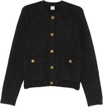 Toteme Vest met gehamerde knoop - Grijs