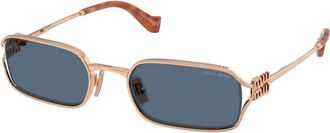 Miu Miu MU C50S Zonnebril - Dames - Zonnebrillen - Geel - 52 MM - Accessoires