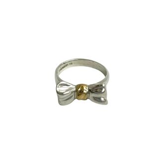Tiffany & Co. Gold Silver Gold (18K) Silver 925 Band Ring (Pre-Owned)
